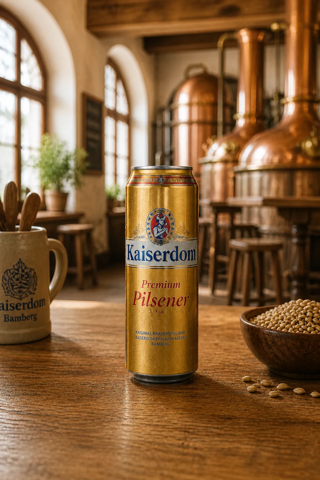 Kaiserdom bottle in a photographic setting